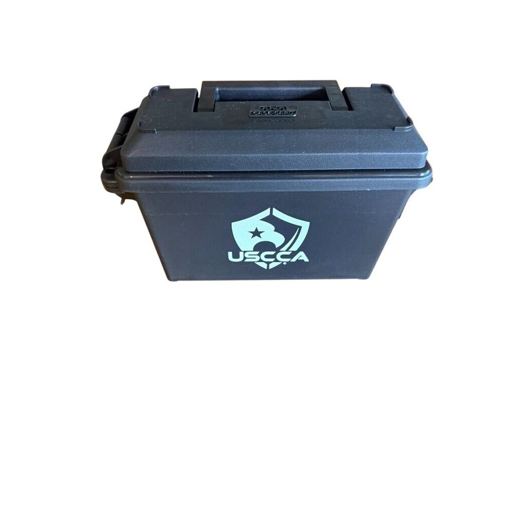 MTM Case-Gard USCCA Ammo Storage Box Black Durable Plastic